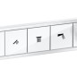 Hansgrohe RainSelect - Robinet encastré avec 3 fonctions, blanc mat 15381700