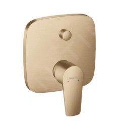 Hansgrohe Talis E - Mitigeur de baignoire encastré avec clapet anti-retour, bronze brossé 71474140
