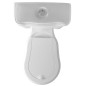 RETRO Classique Fermer Toilettes, blanc-bronze