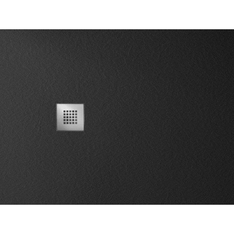 MITIA Cultured Marble Shower Tray, rectangulaire 120x90cm, noir