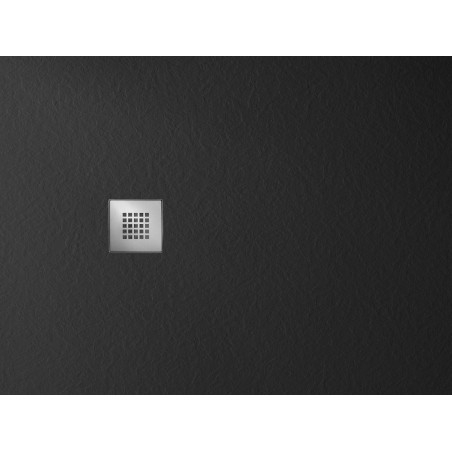 MITIA Cultured Marble Shower Tray, rectangulaire 120x90cm, noir