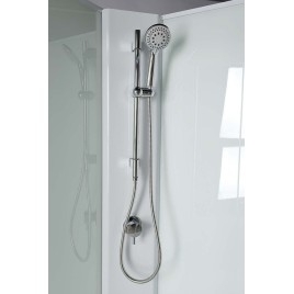 Plateau douche AIGO 900x900 mm, accessoires, siphon, porte douche et douche, composant 1/4