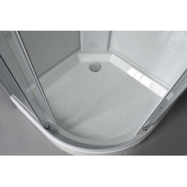 Plateau douche AIGO 900x900 mm, accessoires, siphon, porte douche et douche, composant 1/4