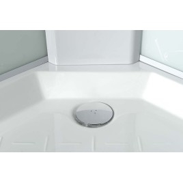 Plateau douche AIGO 900x900 mm, accessoires, siphon, porte douche et douche, composant 1/4