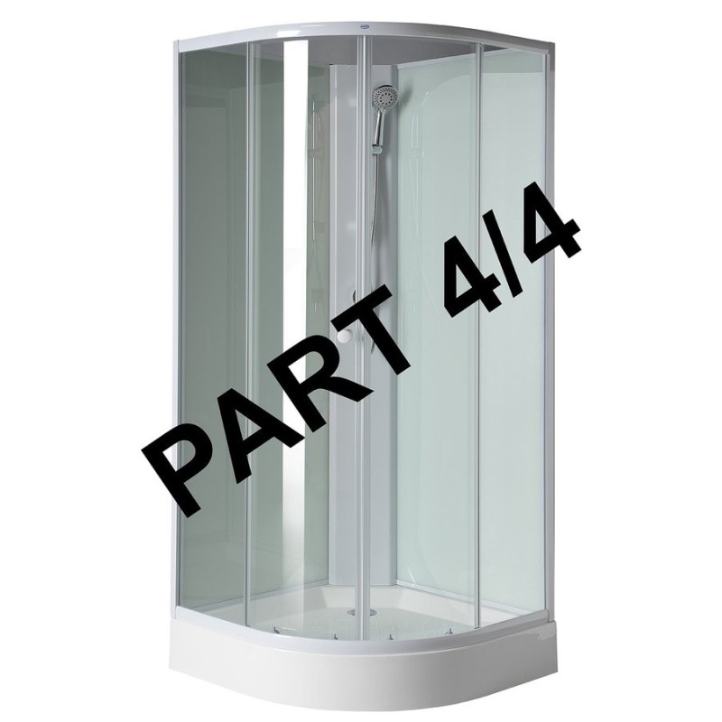 Profil d'angle en aluminium AIGO, robinet de douche, composant 4/4