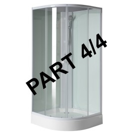Profil d'angle en aluminium AIGO, robinet de douche, composant 4/4