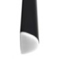 Tabouret salle de bain 37x39x37cm, ABS, tapis noir