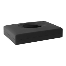 Distributeur de sacs sanitaires COLORED, 13,5x9,5x3,2cm, ABS, mat noir