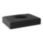 Distributeur de sacs sanitaires COLORED, 13,5x9,5x3,2cm, ABS, mat noir