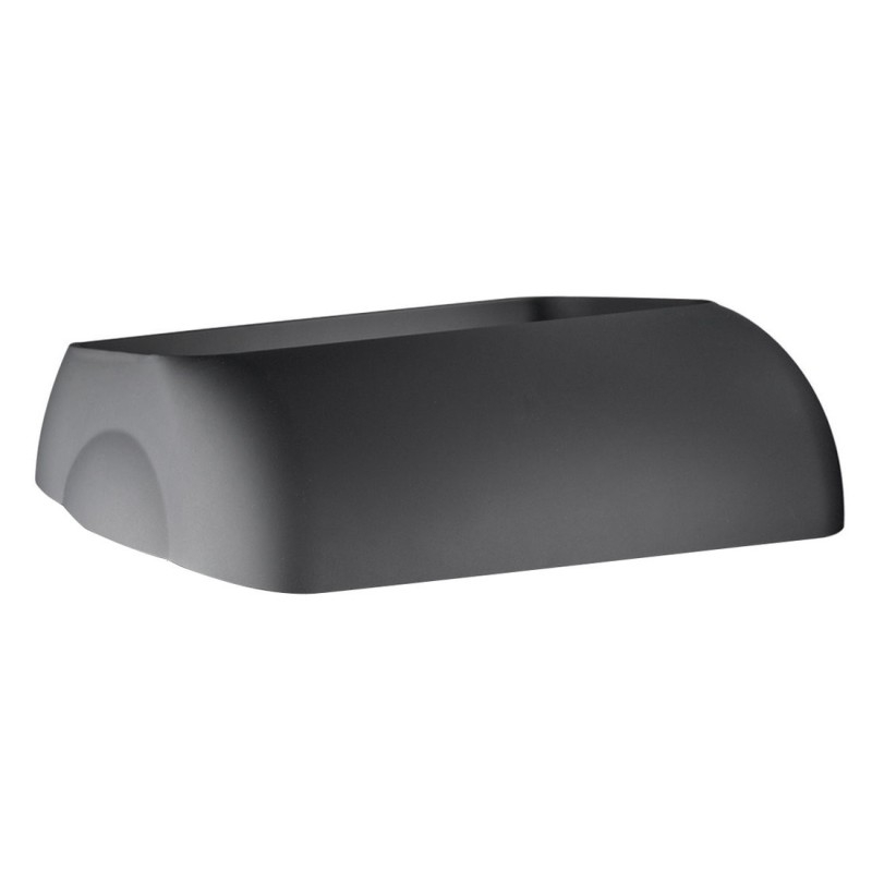 COLORED Couverture pour bin A74201NE, ABS, noir mat