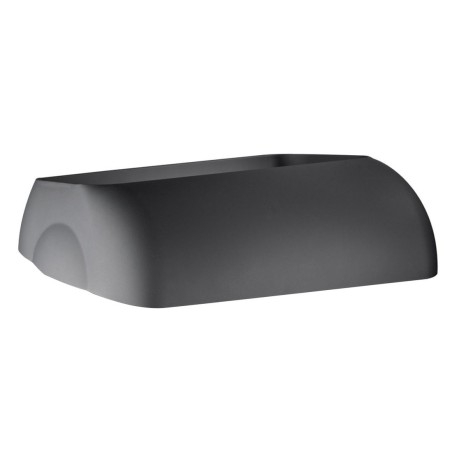 COLORED Couverture pour bin A74201NE, ABS, noir mat