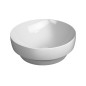 PURA comptoir lavabo céramique, dia 40cm, blanc ExtraGlaze PURA comptoir lavabo céramique, dia 40cm, blanc ExtraGlaze