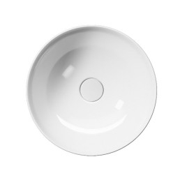 PURA comptoir lavabo céramique, dia 40cm, blanc ExtraGlaze