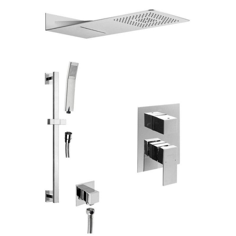 LATUS douche cachée avec levier, 3 prises, chrome LATUS douche cachée avec levier, 3 prises, chrome