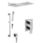 LATUS douche cachée avec levier, 3 prises, chrome LATUS douche cachée avec levier, 3 prises, chrome