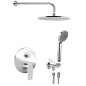 KAI douche cachée avec levier, 2 sorties, chrome KAI douche cachée avec levier, 2 sorties, chrome
