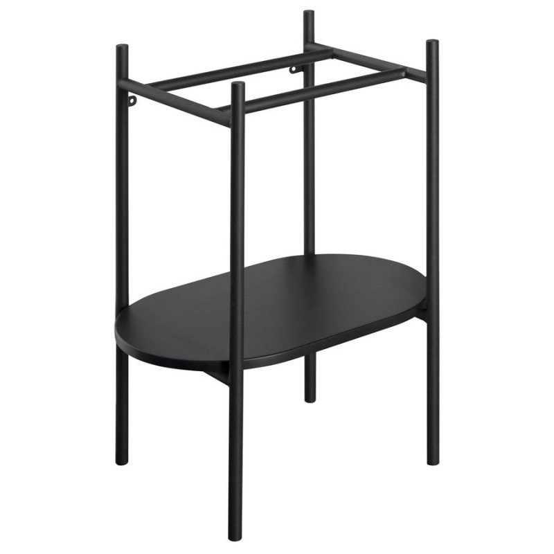 PUNO piédestal sous l'évier 400x820x360mm, noir