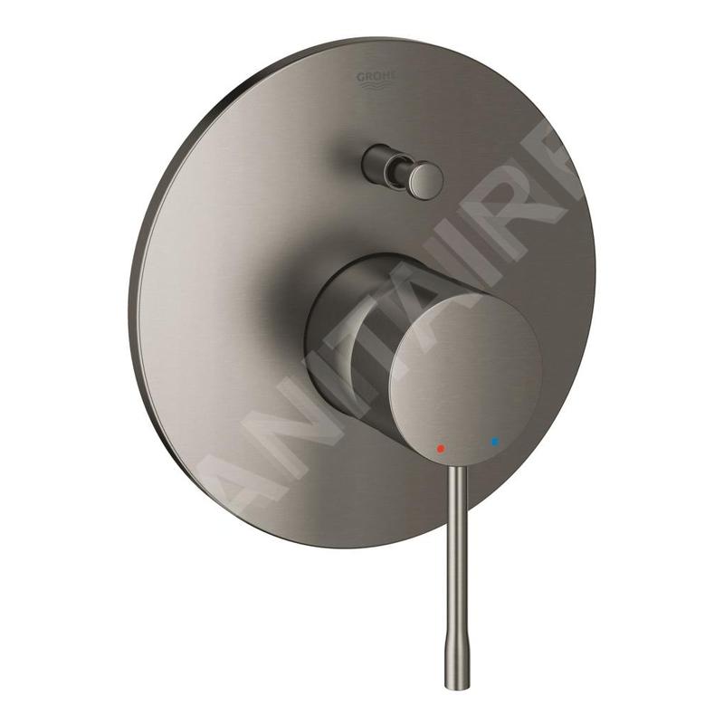 Grohe Essence - Mitigeur de baignoire, graphite foncé brossé 19285AL1