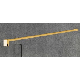 VARIO GOLD Panneau en verre de douche de 1 pièce, verre libre, 1000 mm