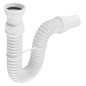 Fuseau flexible 6/4", déchets 40mm, blanc Fuseau flexible 6/4", déchets 40mm, blanc
