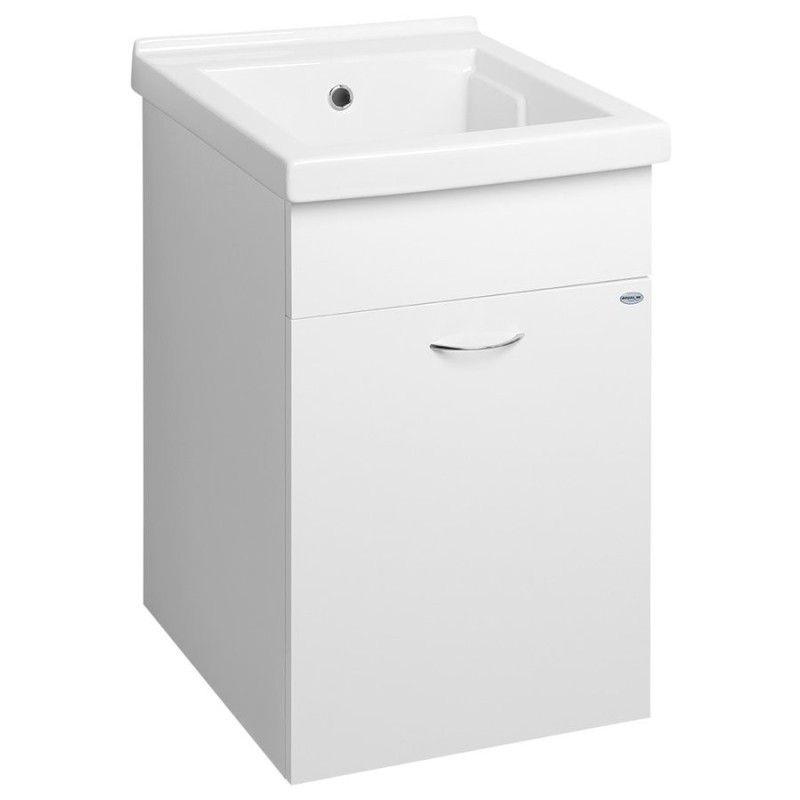 Céramique Utilitaire Couvercle avec Cabinet 45x50 cm, Trap inclus