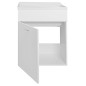Couvercle en plastique avec Cabinet 60x50 cm, Trap inclus