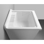 Couvercle en plastique avec armoire 45x50 cm, Trap inclus