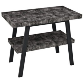 Table de lavabo TWIGA 100x72x50 cm, noir mat/pied