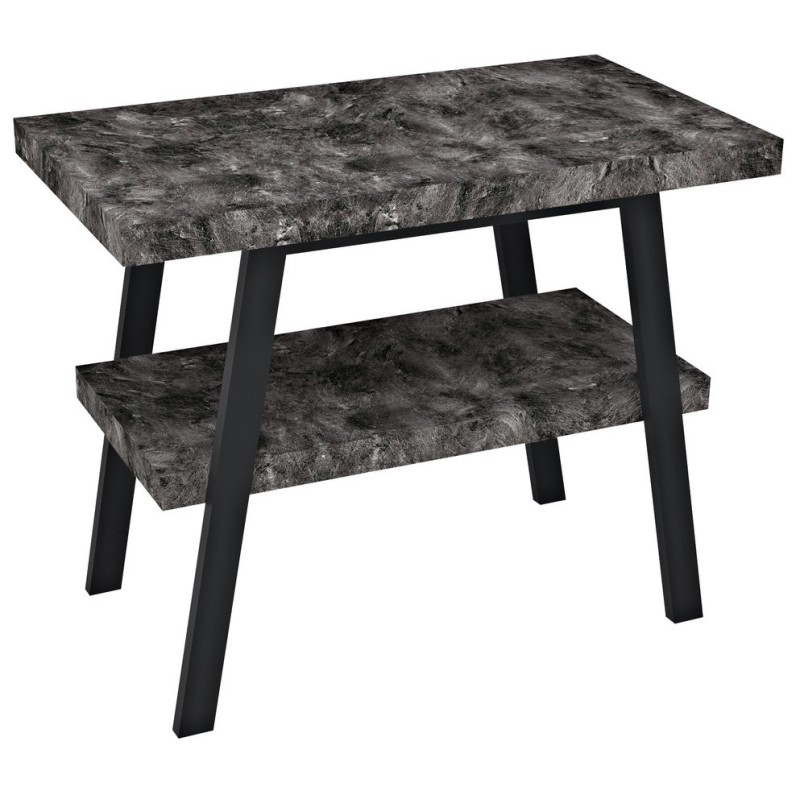 Table de lavabo TWIGA 100x72x50 cm, noir mat/pied Table de lavabo TWIGA 100x72x50 cm, noir mat/pied