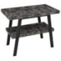 Table de lavabo TWIGA 100x72x50 cm, noir mat/pied Table de lavabo TWIGA 100x72x50 cm, noir mat/pied