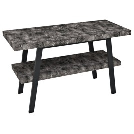 Table de lavabo TWIGA 110x72x50 cm, noir mat/pied
