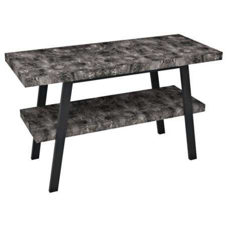 Table de lavabo TWIGA 120x72x50 cm, noir mat/pied