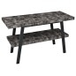 Table de lavabo TWIGA 130x72x50 cm, noir mat/pied Table de lavabo TWIGA 130x72x50 cm, noir mat/pied