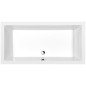 DEEP Rectangle Shower Tray avec Support. Cadre 150x75x26cm, Blanc DEEP Rectangle Shower Tray avec Support. Cadre 150x75x26cm, Blanc