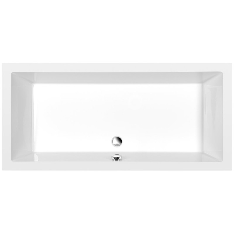 DEEP Rectangle Shower Tray avec Support. Cadre 160x75x26cm, Blanc DEEP Rectangle Shower Tray avec Support. Cadre 160x75x26cm, Blanc