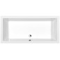 DEEP Rectangle Shower Tray avec Support. Cadre 160x75x26cm, Blanc DEEP Rectangle Shower Tray avec Support. Cadre 160x75x26cm, Blanc