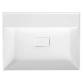 Lavabo GODIVA, bille, 58x44cm, sans trou de robinet, blanc