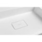 Lavabo GODIVA, bille, 83x44cm, sans trou de robinet, blanc