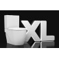 GRANDE XL Close Coupled Toilettes, blanc