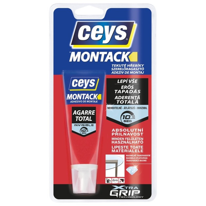 MONTACK ADHESIVE INVISIBLE, adhésif de montage, 80g