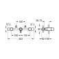Grohe Corps d’encastrement - Corps d’encastrement pour mélangeur trois trous encastré 32706000