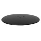 Couvercle Siphon, 120mm, ABS/acier inoxydable, mat noir