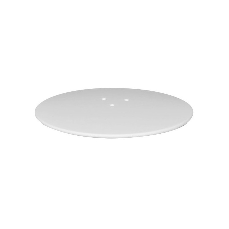 Couvercle siphon, 120mm, ABS/acier inoxydable, blanc
