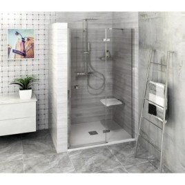 FORTIS Porte de douche Alcove 1300 mm, verre clair/droit