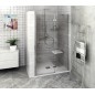 FORTIS Porte de douche Alcove 1400 mm, verre clair/droit FORTIS Porte de douche Alcove 1400 mm, verre clair/droit