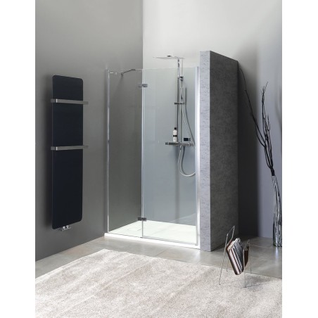 FORTIS Porte de douche Alcove 1500 mm, verre clair/droit