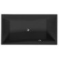 QUEST Bain rectangulaire 180x100x49cm, Noir Matt QUEST Bain rectangulaire 180x100x49cm, Noir Matt