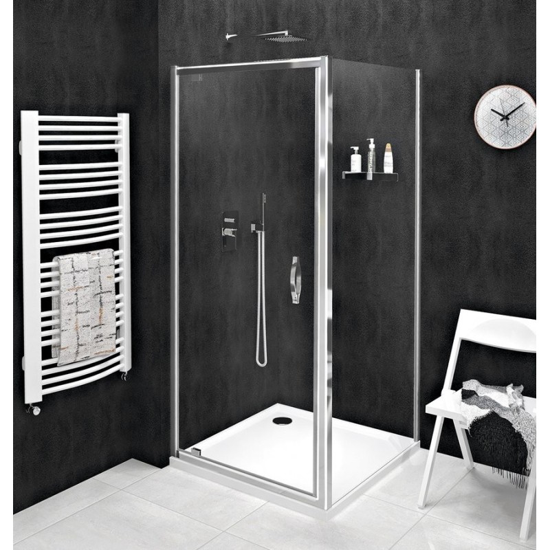 SIGMA Portes pivotantes rectangulaires d'écran 900x750mm L/R variante, verre clair SIGMA Portes pivotantes rectangulaires d'écran 900x750mm L/R variante, verre clair