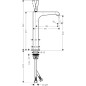 Axor Citterio E - Mitigeur de lavabo, chrome 36104000