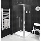 SIGMA Portes pivotantes rectangulaires d'écran 900x800mm L/R variante, verre clair
